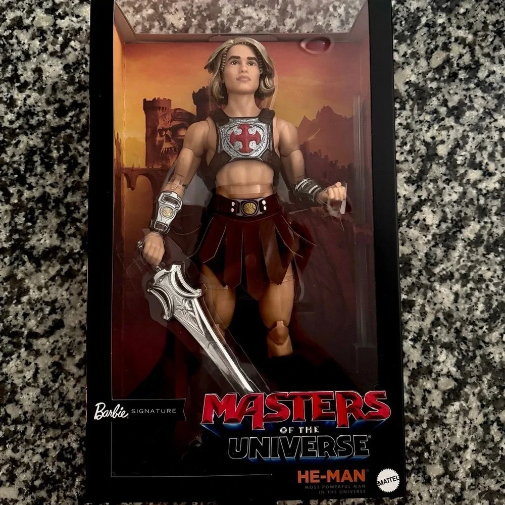 Barbie Signature Ken He-Man Collectible Doll in MOTU Movie Fashions